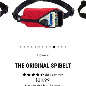 The Original Spibelt Hot Pink and Black
